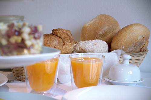 Ontbijt in Bed & Breakfast Aquavit in Knokke